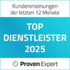ProvenExpert Siegel 2025