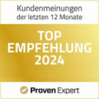 ProvenExpert Siegel 2024